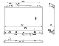�������� ������� ���������� Mazda CX7 07- NRF ���. 53904 53904 ����