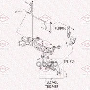 ����� �������� Chevrolet Aveo 05-Daewoo Kalos 02- TEE1743L TEE1743L ����