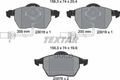 ������. ������. ������� AUDI �4, �6, VW ������ � Textar ���. 2301802 �-� 2301802 ����