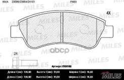 ������� ��������� �������� (��� ������� + �����) (����� Semi-Metallic) (Citroen Berlingo, C3 I-II, C4, Peugeot 206-208, 301, 307) (TRW GDB1463) E10015...