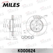 ���� ��������� �������� D300��. ������������� BMW 3 E46 318-328 98-/Z4 2.5-3.0 03- (TRW DF4055) K000624 Miles ���. K000624 K000624 ����