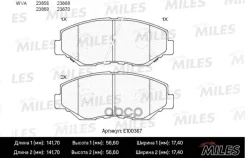 ������� ��������� �������� (����� Semi-Metallic) Honda CR-V II/Element 02- (TRW GDB3325) E100367 Miles ���. E100367 E100367 ����