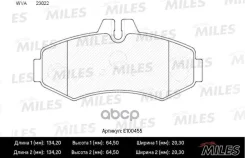 ������� ��������� �������� (����� Semi-Metallic) Mercedes VITO 9303/Sprinter (901-903) 06 (TRW GDB1373) E100455 Miles ���. E100455 E100455 ����