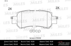 ������� ��������� ������ (����� Semi-Metallic) Mazda CX-5 11- (TRW GDB3539) E110446 Miles ���. E110446 E110446 ����