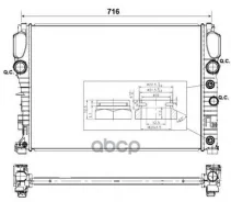 �������� ������� ���������� Mercedes CLS280 08- Easy Fit NRF ���. 53423 53423 ����