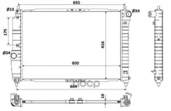 �������� ���������� ��������� Chevrolet Kalos 1.4 03- NRF ���. 53902 53902 ����