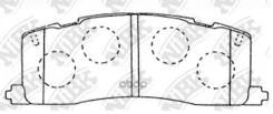 ��������� ������� Toyota Previa_1_/2_ R LP943, GDB1138 NiBK ���. PN1274 PN1274 ����