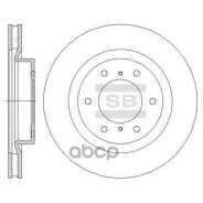 ���� ��������� (�������) Mitsubishi Pajero 06-20 / Montero 06- Sangsin brake ���. SD4324, �������� SD4324 ����