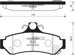 ������� ��������� ������ Sangsin brake ���. SP1236 SP1236 ����