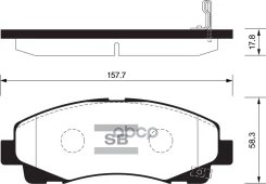������� �������� � Acura TL 09, Honda Ridqeline 06-11 Sangsin brake ���. SP1470 SP1470SNS [45022SJCA00] ! SP1470 ����