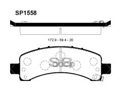 ������� ��������� �������� Chevrolet Tahoe 95/Suburban 00/Avalanche 02 SP1558 Sangsin brake ���. SP1558 SP1558 ����