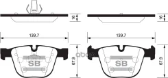 ������� ��������� Sangsin Brake BMW M3 (E90) 07-11 R (D919) Sangsin brake ���. SP2164 SP2164 ����
