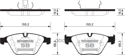 ������� ��������� BMW E60/E61/E65 �������� Sangsin brake ���. SP2163 SP2163 ����