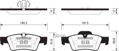 ������� ������ Mercedes W164/X164 SP2190 Sangsin brake ���. SP2190 SP2190 ����