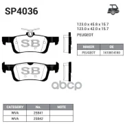 ������� ������ Peugeot 308 II SP4036 Sangsin brake ���. SP4036 SP4036 ����