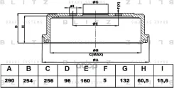 ������� ��������� FORD Transit 00- Blitz ���. BT0133 BT0133 ����