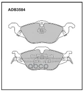 ������� ��������� �������� �������� Opel Astra G 98-09, 04-09, Zafira A 99-05 Allied Nippon ���. ADB3584 ADB3584 ����