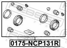    |  / | Toyota Yaris Ncp9# 2005.08-2011.07 [Gr] Febest . 0175NCP131R Febest 0175NCP131R 0175NCP131R 