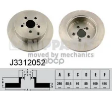 ���� ��������� ��� Avensis 1.6/1.8 03- Nipparts J3312052 J3312052 ����