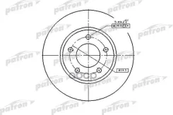 ���� ��������� ������ Chrysler: Town Contry 01-07, Dodge: Caravan, Grand Caravan 01-07 - ������ �������� ������ Patron ���. PBD53004 PBD53004 ����