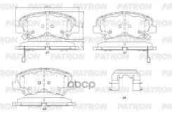 ������� ��������� �������� �����. Hyundai KIA Creta / Solaris / Rio / Geely EC7 17- Patron ���. PBP017 PBP017 ����