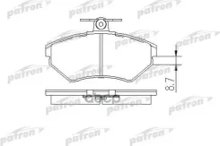 ������� ��������� �������� ������ AUDI: A4 95-00, A4 Avant 95-01, VW: Passat 96-00, Passat Variant 97-00 Patron ���. PBP1289 PBP1289 ����