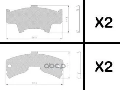 �������� ��������������� Nissan: Almera I, 95-00, F 410801N025 Frenkit ���. 940060 940060 ����