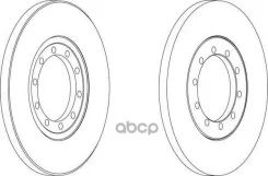 ���� ����. ����. 280mm Ford Transit 2.2 (06-) Ferodo ���. ddf1537 DDF1537 ����