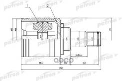    27X50x24 Toyota Camry Acv30/Mcv30 01-06 Patron . PCV1570 PCV1570 