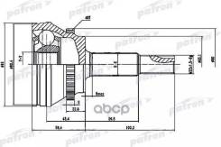 ���� �������� � ������� ABS 26x63.1x27 ABS:48T Toyota Camry ACV40/GSV40 06- Patron ���. PCV1559 PCV1559 ����