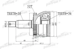 ���� ������ [A:30, B:36, D:99, ABS:52] Hyundai: Santa Fe II 2.7-2.2CRDI 06 Patron ���. PCV3072 PCV3072 ����