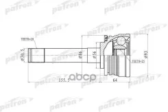 ���� ������ 28x56x25 Mitsubishi: Montero Sport 97-04 Patron ���. PCV9316 PCV9316 ����