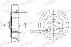 ������� ��������� ���� Chrysler: Voyager II 95-01, Plymouth: Voyager 95-01 Patron ���. PDR1482 PDR1482 ����
