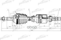 ������� ���� FIAT: Ducato, Peugeot: Boxer 2.0-2.5D MG5 94 1.4Q +ABS ������ R16, Z: 41 � ��� Patron ���. PDS0087 PDS0087 ����