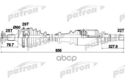 ������� ������ 25x866x58.5x22 Citroen: Xsara 97-00, Xsara Break 97-00, Xsara Picasso 00- Patron ���. PDS0105 PDS0105 ����