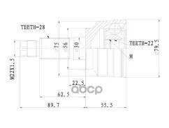 ���� �������� ��� KIA Spectra (00-) -ABS (������) GIK04034 ����