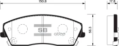 ������� �������� � SP1507SNS GDB4140 [05142555AA] ! Sangsin brake SP1507 SP1507 ����