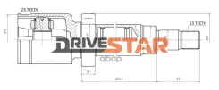���� ���������� ������ 23x40x23 Drivestar ���. Icefd2001FR ICEFD2001FR ����