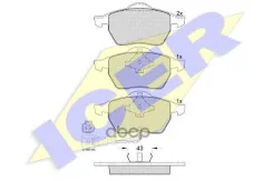 ������� ��������� VW Golf 4 �������� =GDB1403 ICER Icer ���. 181396 181396 ����