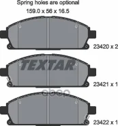 ������� ��������� �������� Textar 2342001 Nissan Pathfinder/X-Trail 97-04 Textar ���. 2342001 2342001 ����
