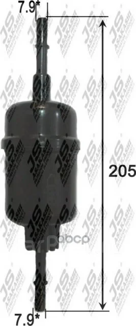 Фильтр топливный (не в баке!) FORD FUSION 1.6 2002 - 2008, FORD FUSION 1.4 2002 - 2012, FORD FIESTA 1.4 2001 - 2008!!!!
