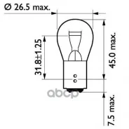 ����� 24V P21/5W BAY15d (�������, 2��) Philips ���. 13499B2 13499B2 ����