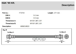 ����� ��������� Mitsubishi L200 (K6_T) 2.5 D 2.5 TD 4X4 06.96-. KK ���. ft4703 FT4703 ����