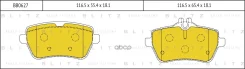 ������� ��������� �������� ������ Mercedes W222/V222/X222 13- / A217/C217 14- Blitz ���. BB0627 BB0627 ����