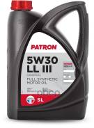    Acea C3, Api Sn, Bmw Ll-04, Mb 229,51, Porsche C30, Vw 504,00/507,00 Patron 5- 5W30LLIII5LORIGINAL 