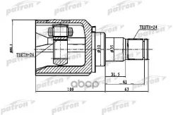 ���� ���������� 30X47X30 Toyota LAND Cruiser Prado 120 GRJ12/KDJ12/RZJ12/TRJ12/VZJ12 02-09 Patron ���. PCV1777 PCV1777 ����