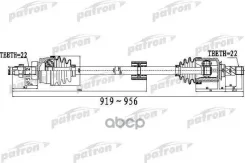 ������� �������� ���� ������ 22x919x51,2x22 OPEL Corsa D 1.0 1,2 06- ���� Patron ���. PDS0527, ������ PDS0527 ����