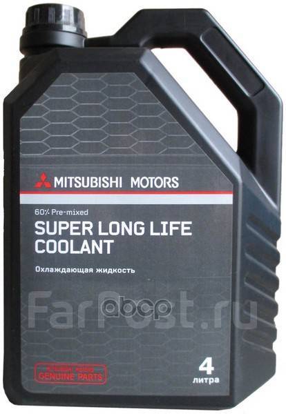 Антифриз 4Л - Super Long Life Coolant Зеленый Mitsubishi арт. MZ320292 ...