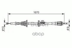 ���� ������� ������� [���. ] [1670 mm] Bosch ���. 1987477357 1987477357 ����