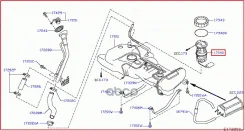 ���������� Nissan ���. 17040AX01A 17040AX01A ����